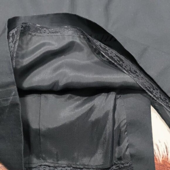 J.Crew Classic Black Lined V-Neck Sleeveless Sheath Dress Women's Size 8 - Picture 6 of 10